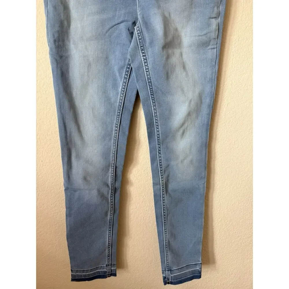 Lot Of 2 Justice Stretchy Girls' Pull On Jean Leggings Jeggings Pants Size 14
